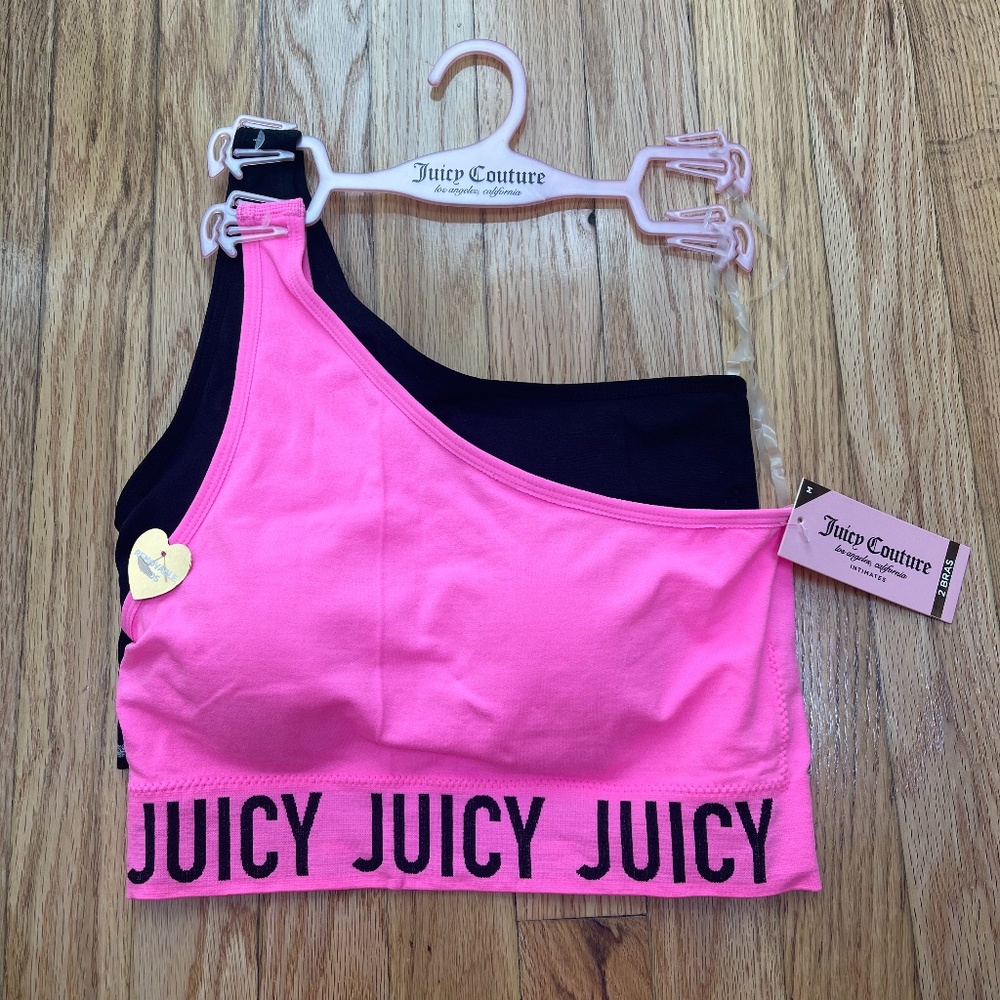 Juicy Couture With Logo Bra,  Sports Bra 2 Pack size M